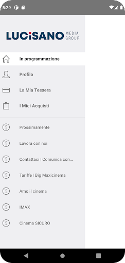 Android application Lucisano Media Group screenshort