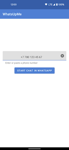 Android application WhatsUp Me screenshort