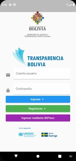 Transparencia Bolivia Screen 2
