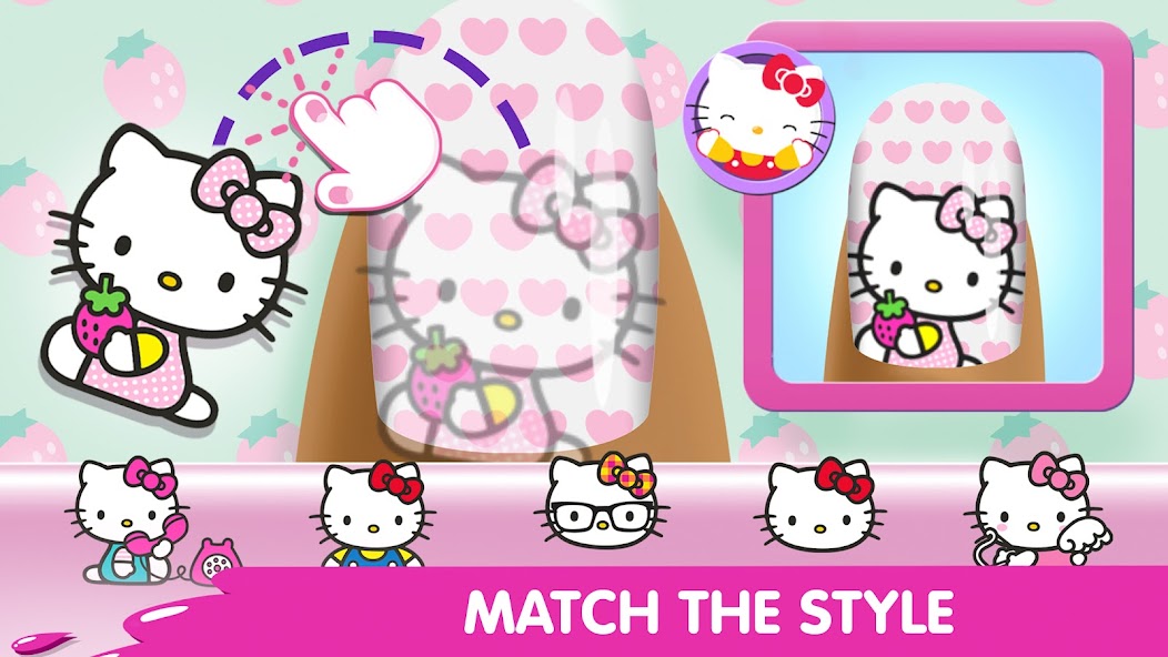 Hello Kitty Nail Salon banner