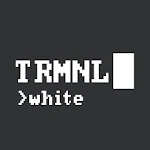 Cover Image of Download Terminal White - CRT Theme  APK