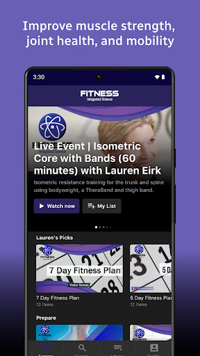 Fitness Integrated Science TV Screen 2