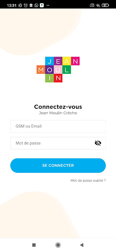 Android application Jean Moulin Crèche screenshort