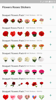 Flowers Stickers for WhatsAppのおすすめ画像1