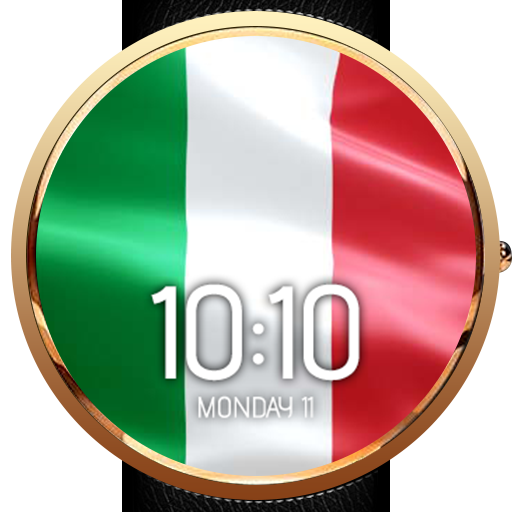 Animated Italy Flag Watch Face 1.3.1 Icon