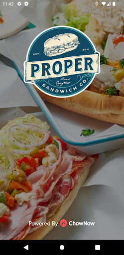 Proper Sandwich Company Screen 2