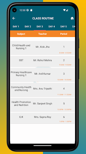 Android application Gyanada International School screenshort