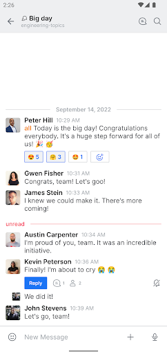 RocketChat Datauniverse Screen 2