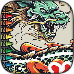 Icon image Dragon Coloring Pages