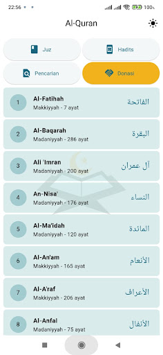 Android application Al Quran Digital screenshort