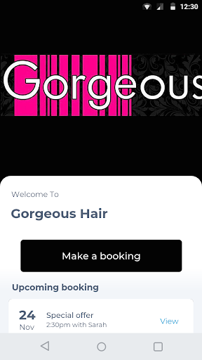 Android application Gorgeous Hair screenshort
