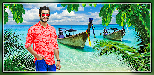 Beach photo editor sea frames