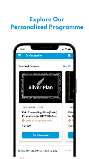 Android application Dr Counsellor screenshort
