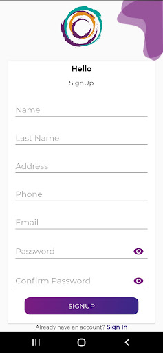 Zippidobi User App Screen 2