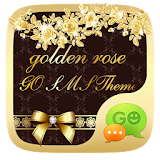 GO SMS PRO GOLDEN ROSE THEME icon