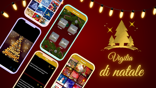 Android application buona vigilia di natale screenshort