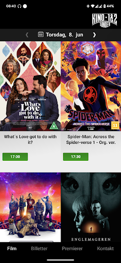 Android application Kino 1&2 screenshort
