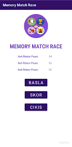 Memory Match Race
