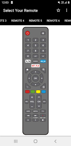 Kogan TV Remote Screen 3