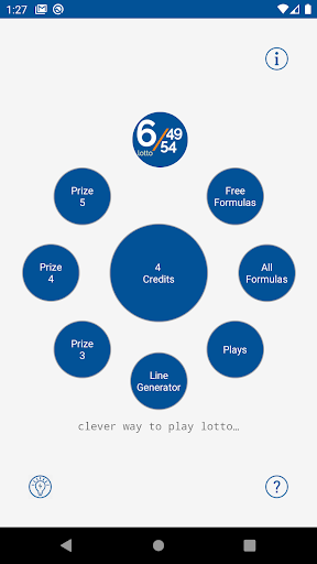 Android application Lotto Smart screenshort