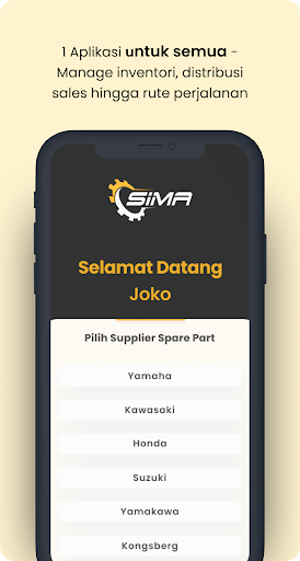SIMA - Salesman Screen 3