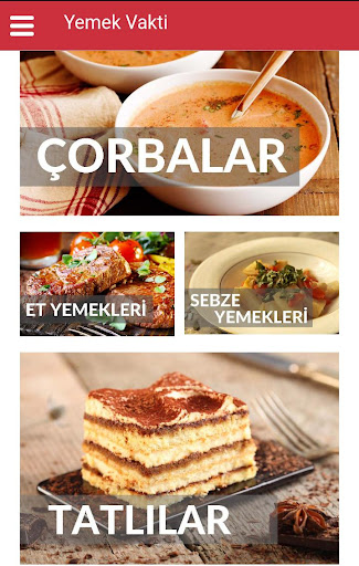 Android application İnternetsiz Yemek Tarifleri screenshort