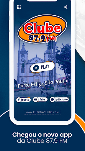 Android application RADIO CLUBE FM PORTO FELIZ screenshort