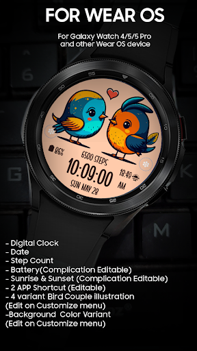 Android application Animal Couple Bird screenshort