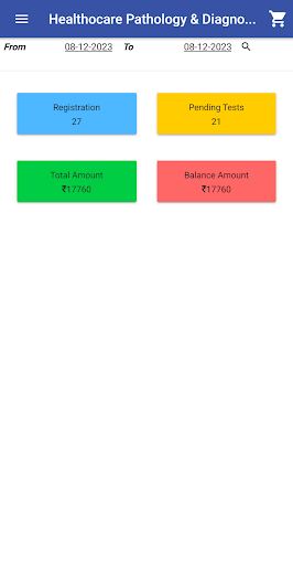 Android application Healthocare screenshort