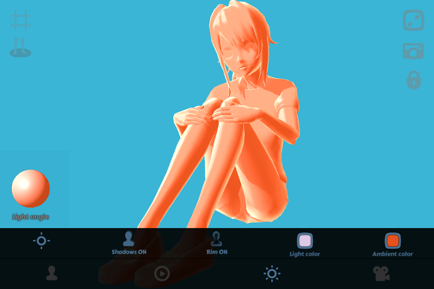 Anime Girl Pose 3D banner