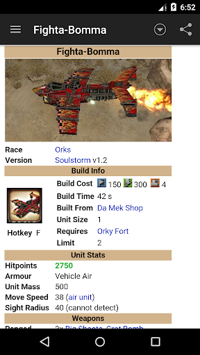 W40K Warhammer Guide Screen 2
