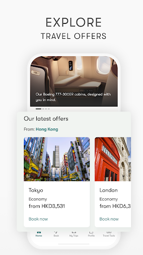 Screenshot of Cathay Pacific