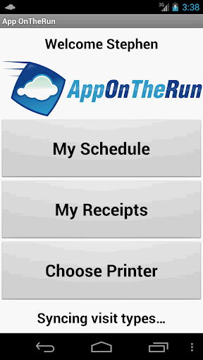 AppOnTheRun: Field Service Mgt Screen 2