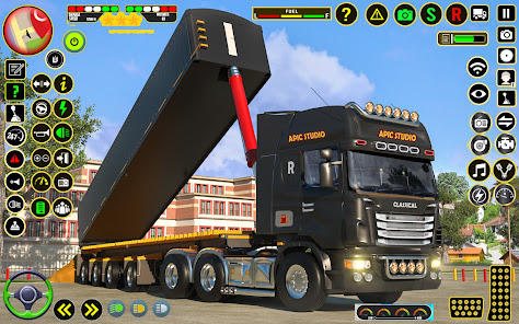 Euro Truck Driving Sim 3D 1.3.3 APK + Mod (Unlimited money) إلى عن على ذكري المظهر