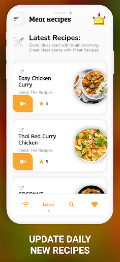 Screenshot of Meat Food Recipes - Offline