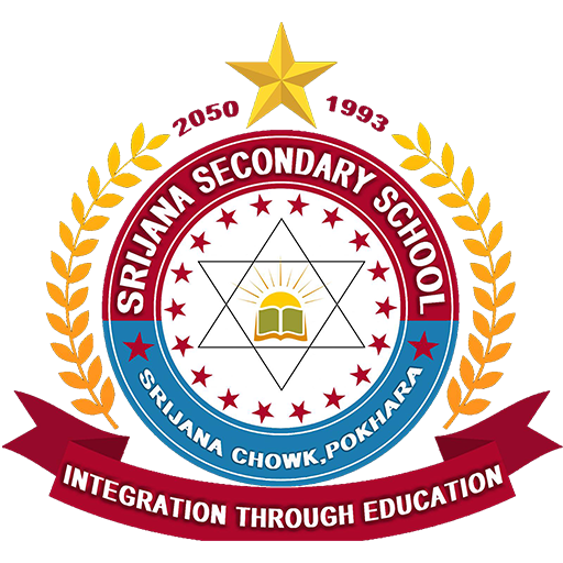 Srijana Secondary School logo