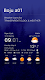 screenshot of Boju weather icons