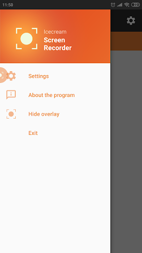 Android application Icecream Screen Recorder screenshort