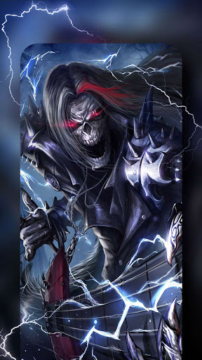 Rock Skull Live Wallpaper  Launcher Themes