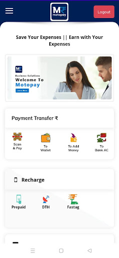 Motopay : Scan&Pay, Recharge. Screen 3