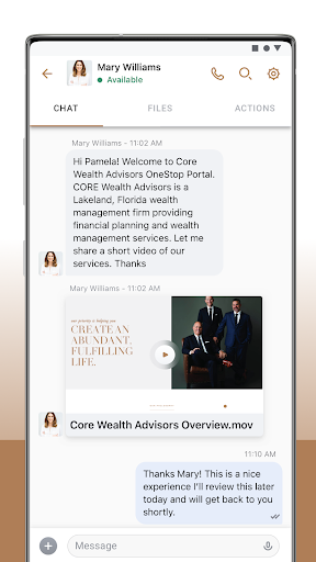 CORE Wealth Advisors Screen 3