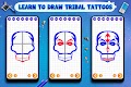 screenshot of Learn to Draw Tribal Tattoos