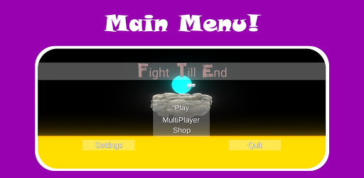 Android application Fight Till End screenshort