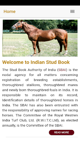 Indian Stud Book Screen 2