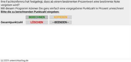 Android application Prozent-Punkte-Rechner screenshort