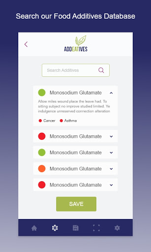Addeatives: Products Scanner Screen 3