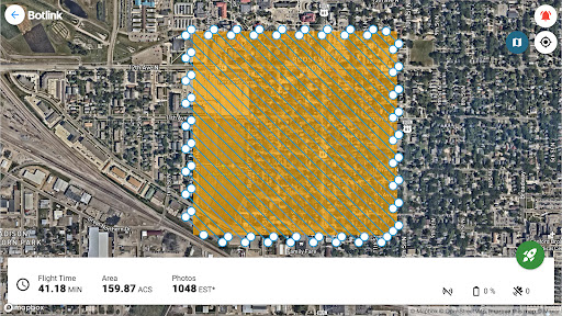 Botlink Capture Drone App Screen 3