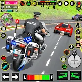Police Motor Bike Crime Chase icon