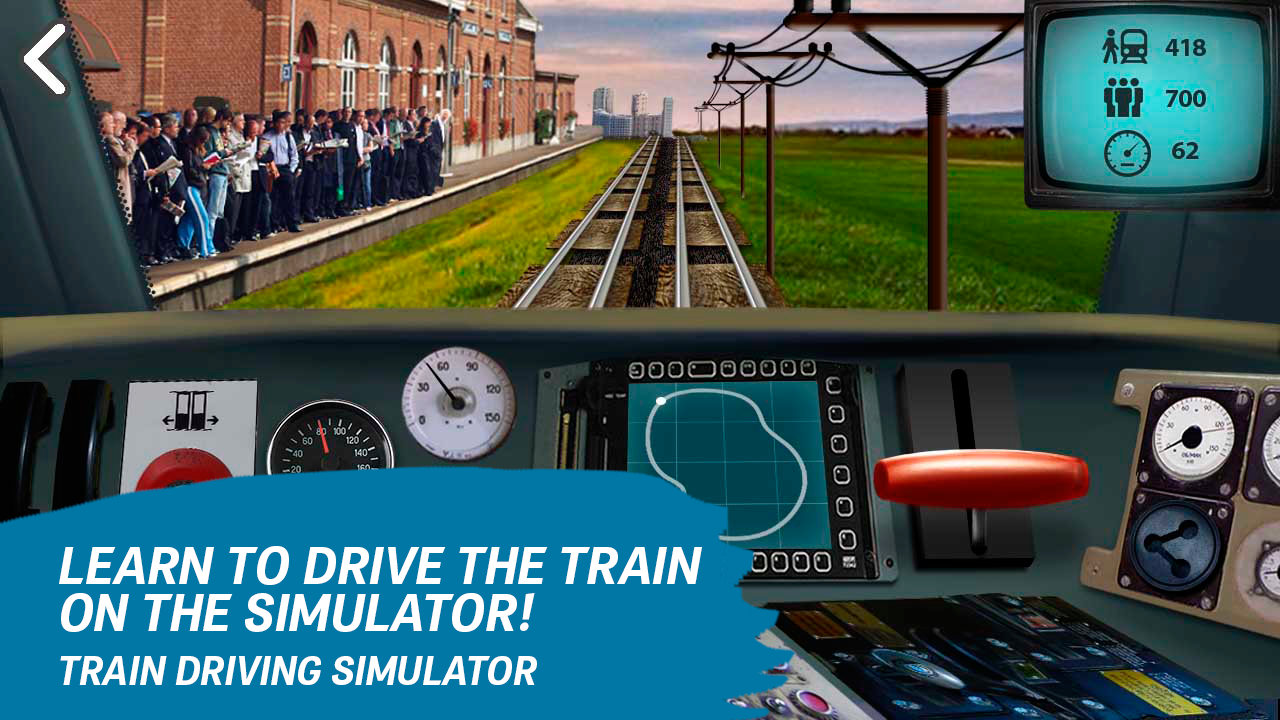 Android application Train driving simulator screenshort