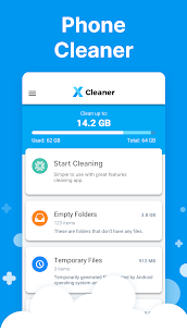 X Cleaner – Sweeper & Cleanup MOD APK (Премиум разблокирован) 1
